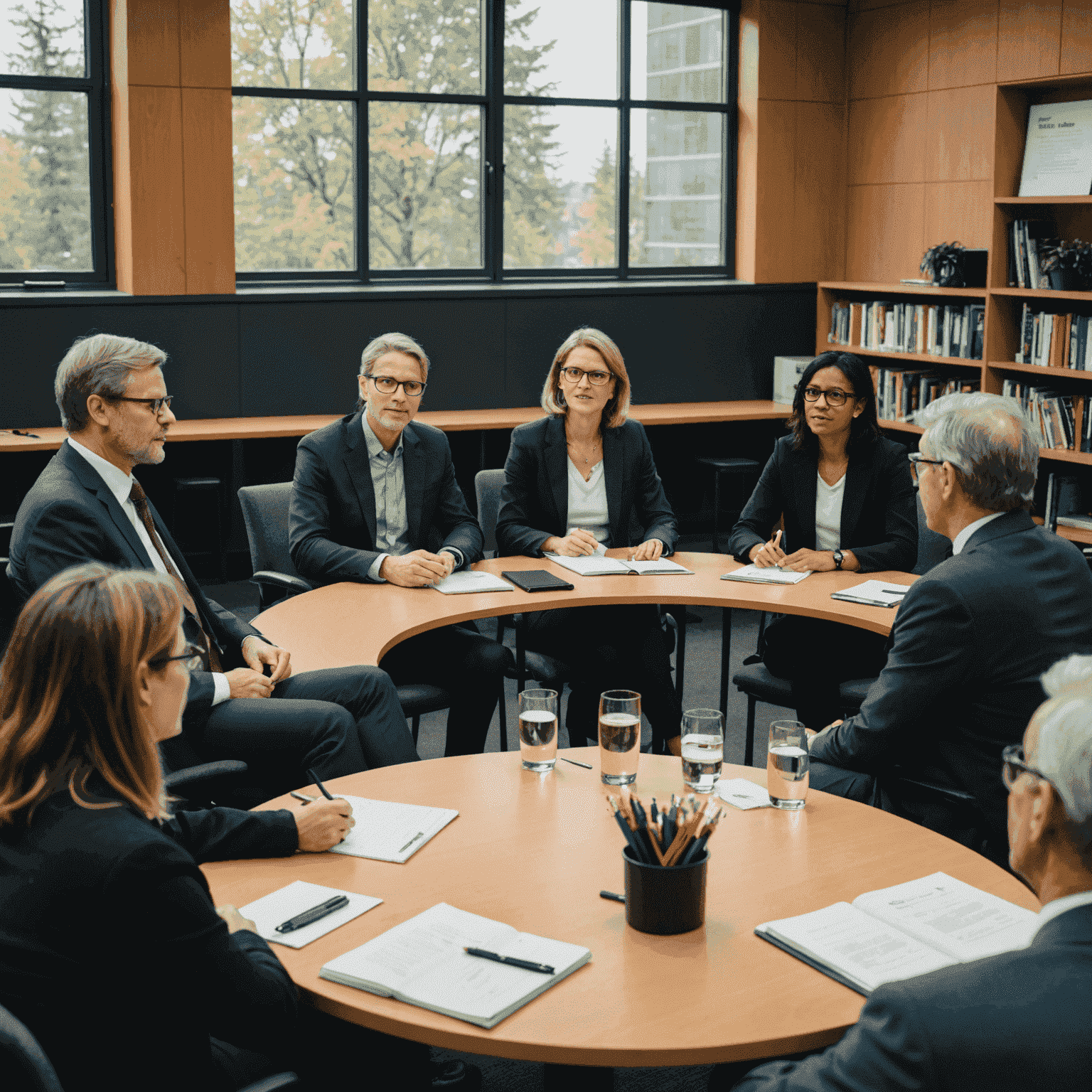 A diverse panel of education experts and economists discussing the future of Canada's education system